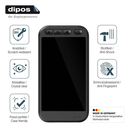 2x Screen Protector for Miofive S1 Dashcam Flexible Glass 9H dipos