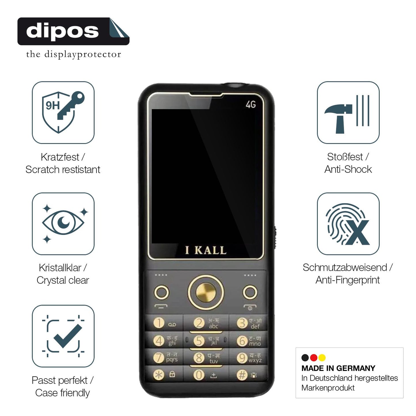 2x Screen Protector for I Kall K11 Pro 4G Flexible Glass 9H dipos