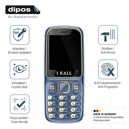 2x Screen Protector for I Kall K46 New Flexible Glass 9H dipos