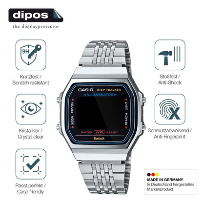 2x 9H Schutzfolie für Casio Iconic ABL-100WE-1A Panzerfolie