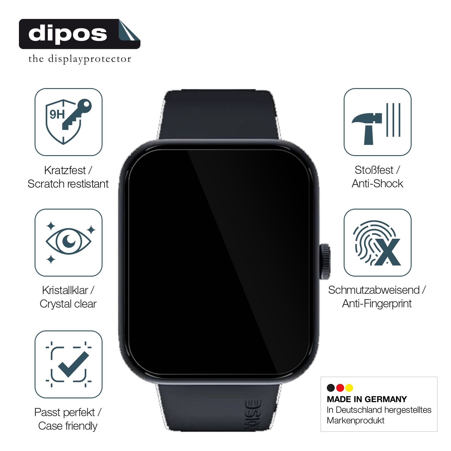 Displayschutz hergestellt in Deutschland, höchste Qualität made in Germany