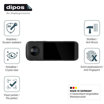 2x Screen Protector for PANOX V2 Actioncam P223 Flexible Glass 9H dipos