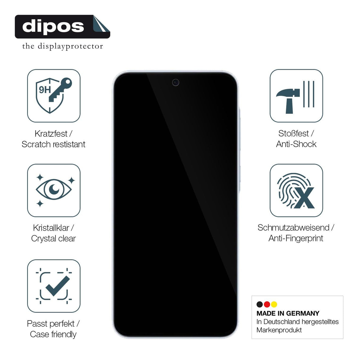 dipos 2x 9H Clear Screen Protector for Samsung Galaxy A35 5G