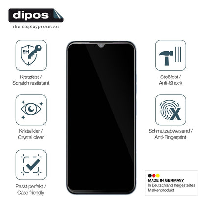 2x Screen Protector for Tecno Pop 6 Pro Flexible Glass 9H dipos