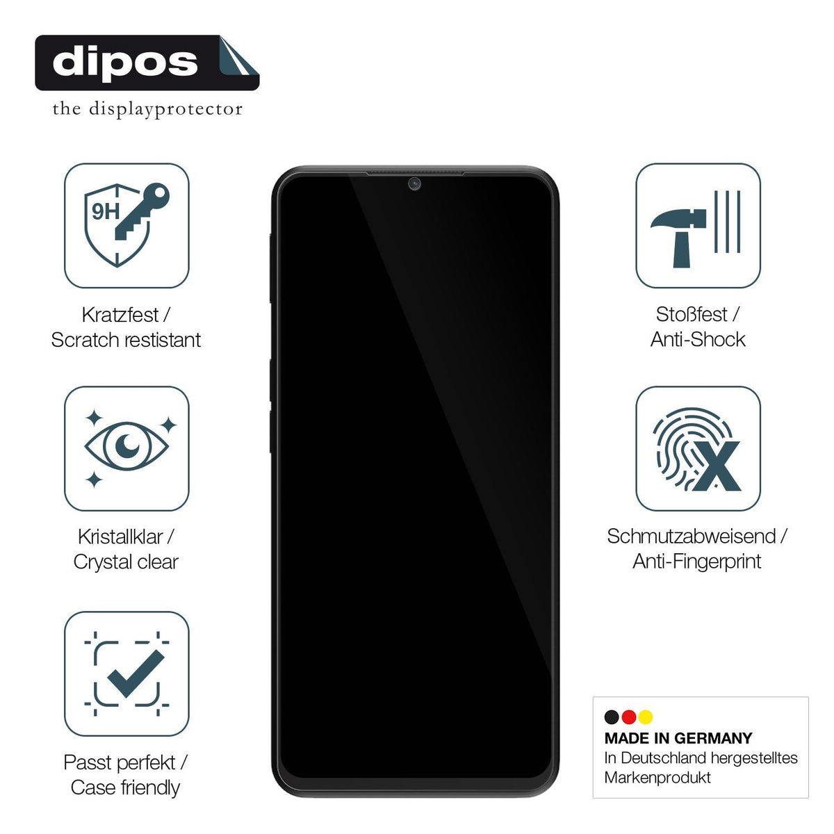 2x Screen Protector for OPPO A2m Flexible Glass 9H dipos