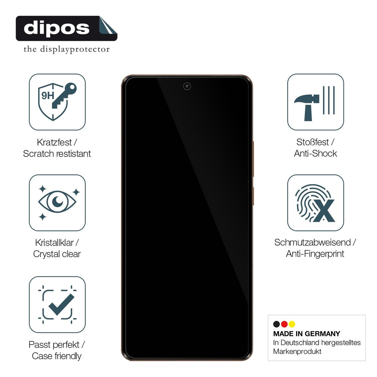 2x Screen Protector for Realme GT5 Pro Flexible Glass 9H dipos