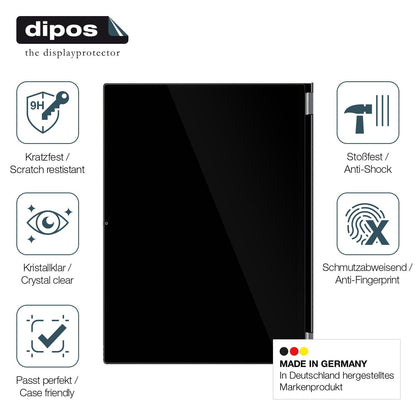 dipos 2x 9H Clear Screen Protector for Chuwi FreeBook 13,5 Zoll