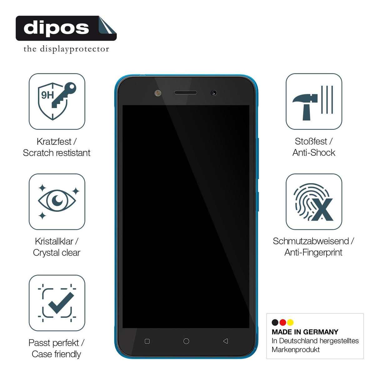 2x Screen Protector for itel A23 pro Flexible Glass 9H dipos