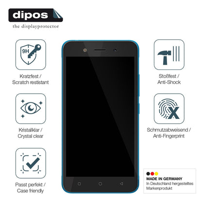 2x Screen Protector for itel A23 pro Flexible Glass 9H dipos