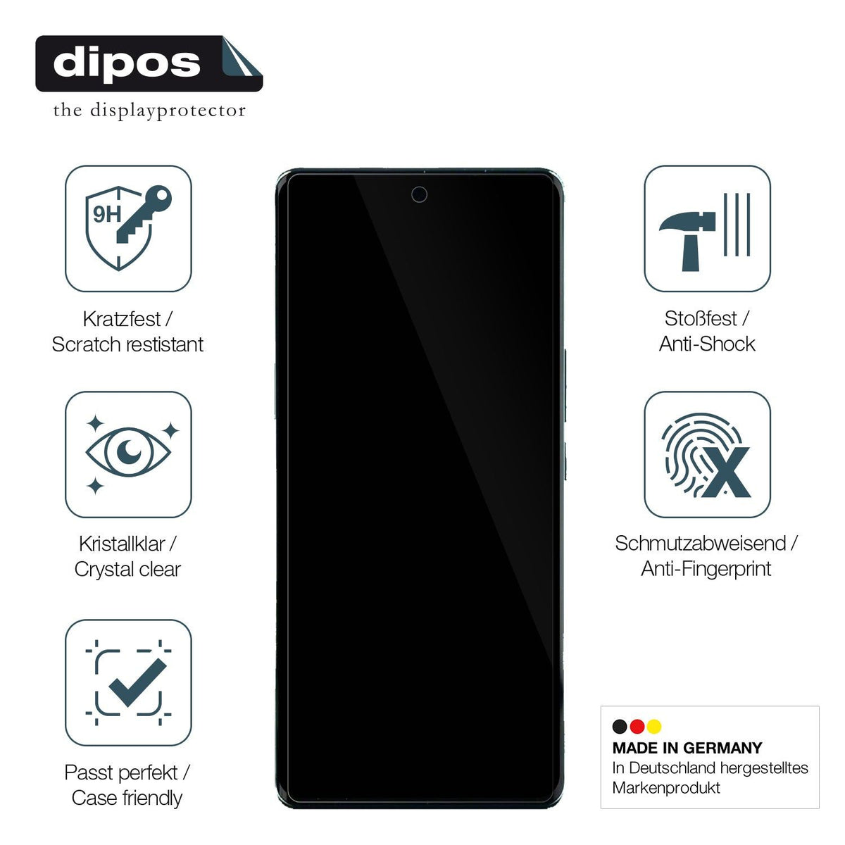 2x Screen Protector for VIVO S16 Pro Flexible Glass 9H dipos