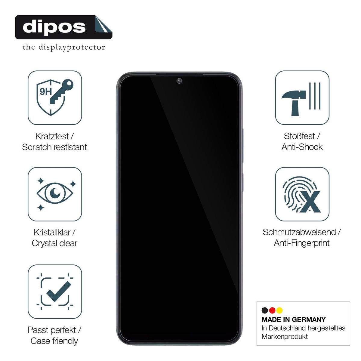 2x Screen Protector for Xiaomi Poco C50 Flexible Glass 9H dipos