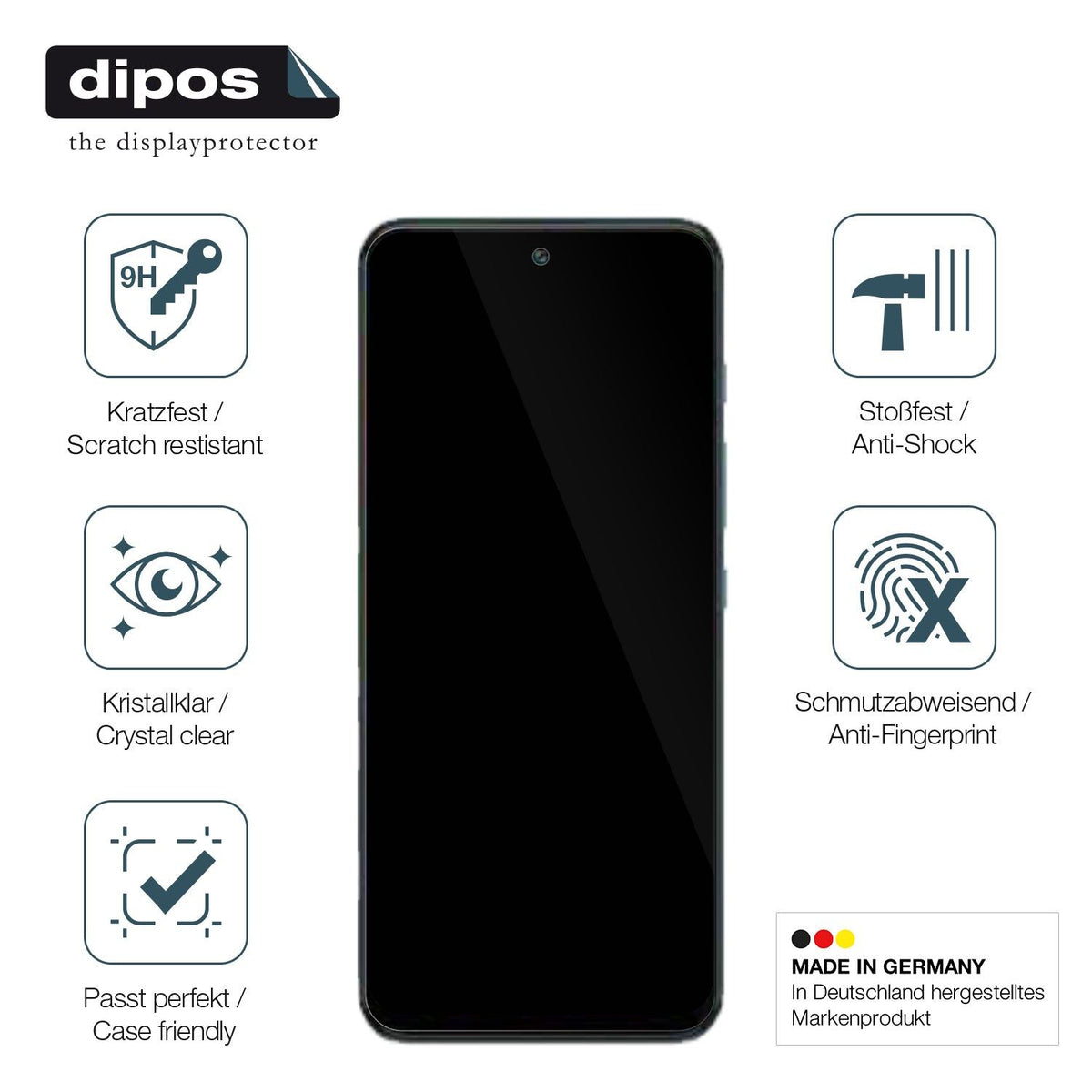 2x Screen Protector for Motorola Moto G81 5G Flexible Glass 9H dipos