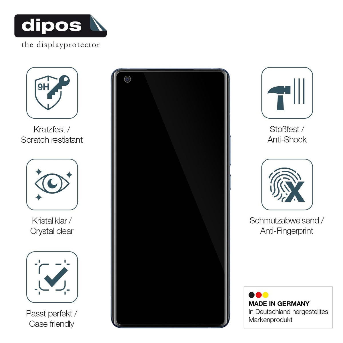 2x Screen Protector for VIVO X50 Pro Plus Flexible Glass 9H dipos