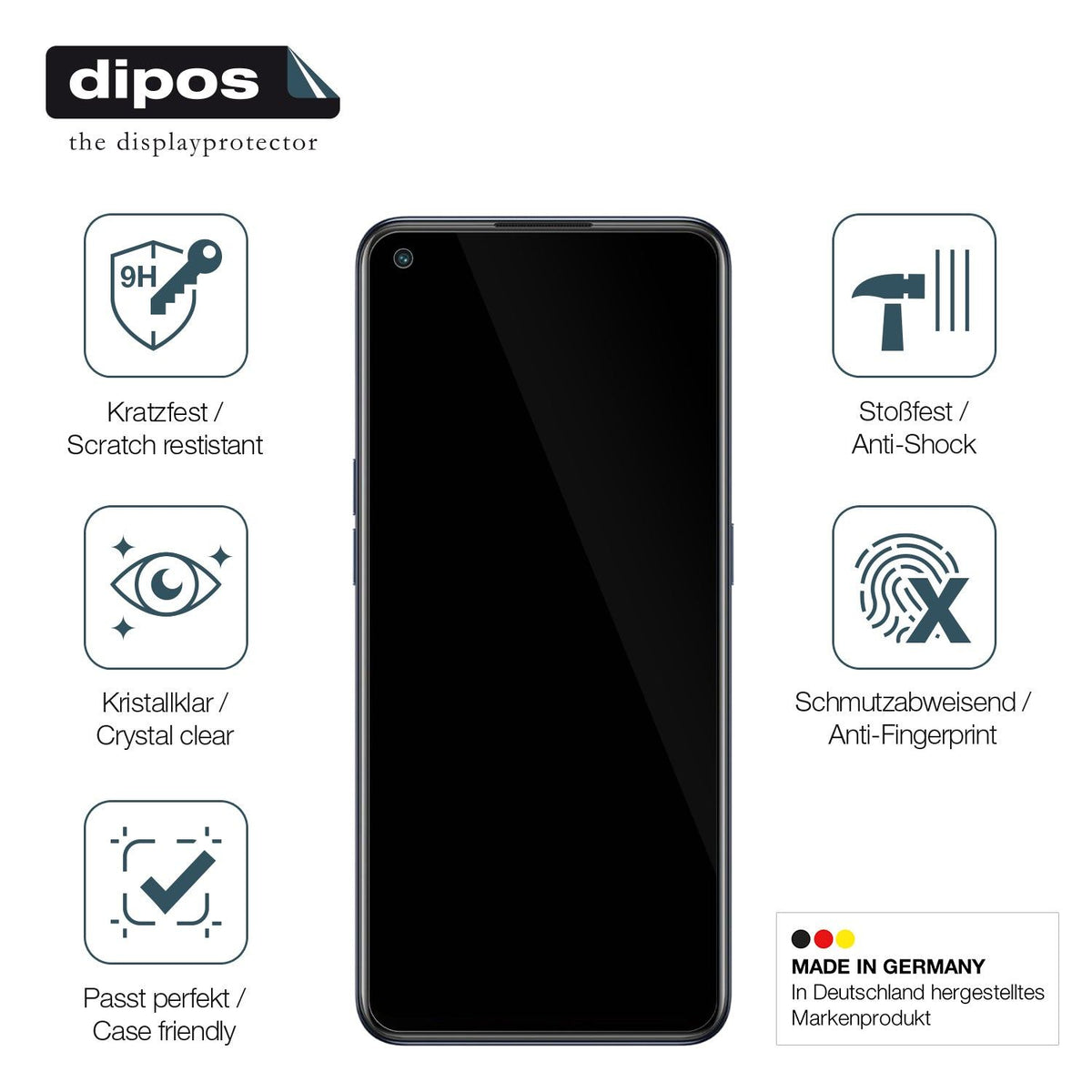 2x Screen Protector for OPPO Reno7 4G  Flexible Glass 9H dipos