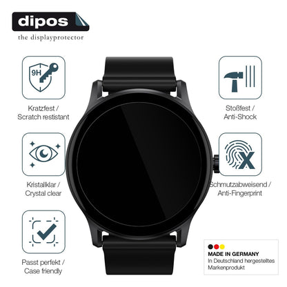 2x Screen Protector for Haylou GS Smartwatch Flexible Glass 9H dipos