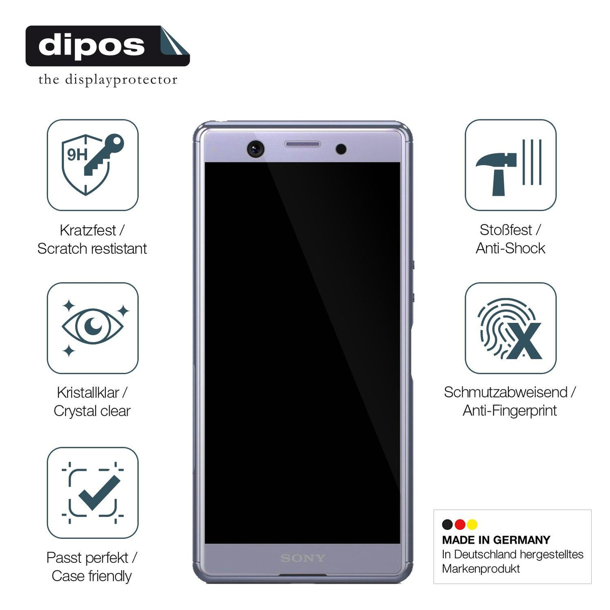 2x Screen Protector for Sony Xperia Ace SO-02L Flexible Glass 9H dipos