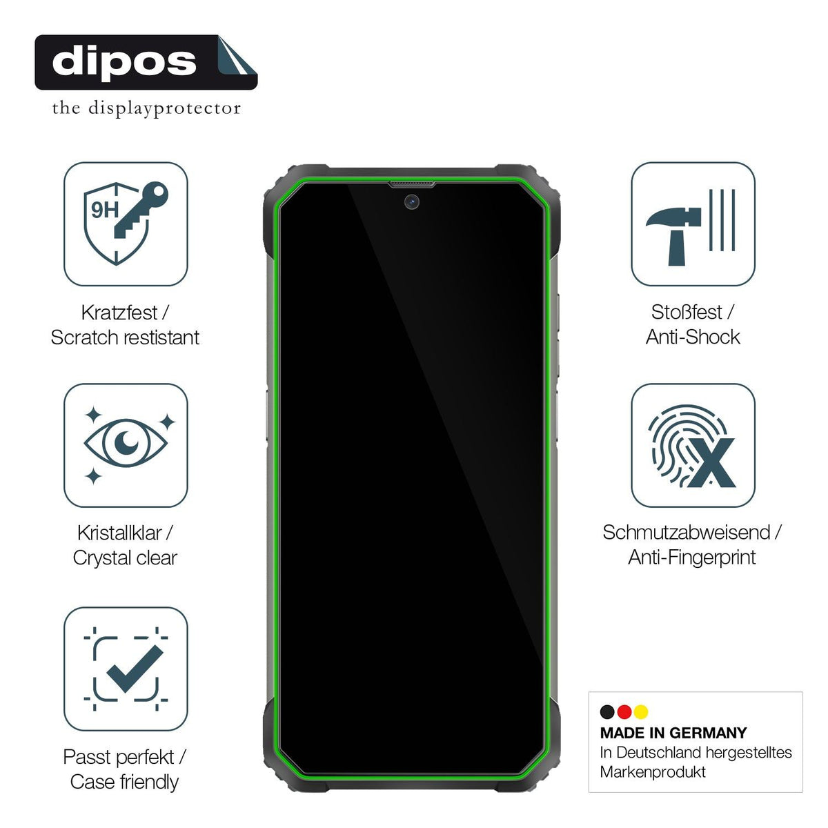 Screen Protector for Blackview BV8800 Flexible Glass 9H dipos