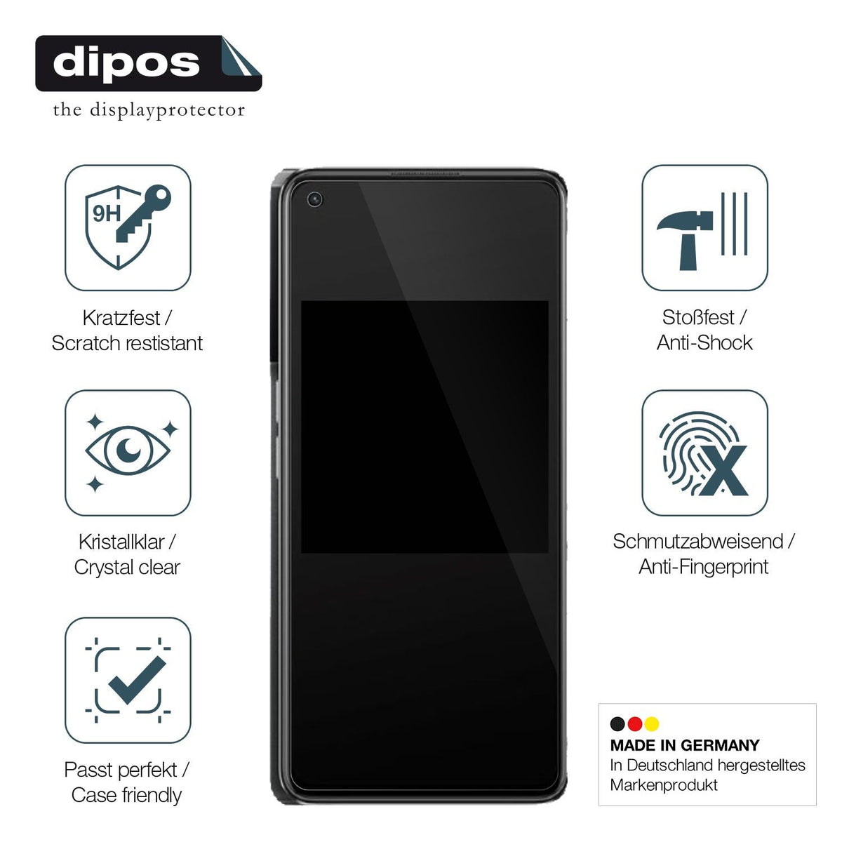 2x Screen Protector for Oppo K10 Pro Flexible Glass 9H dipos