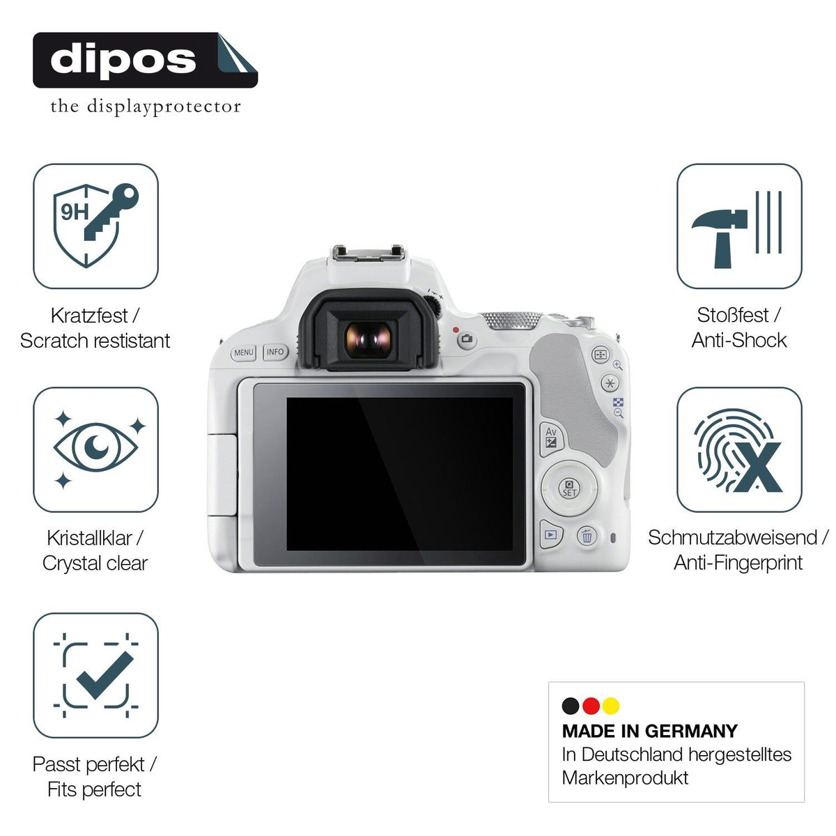 Screen Protector for Canon 200D Flexible Glass 9H dipos