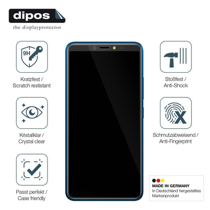 2x Screen Protector for BQ 6030G Practic Flexible Glass 9H dipos