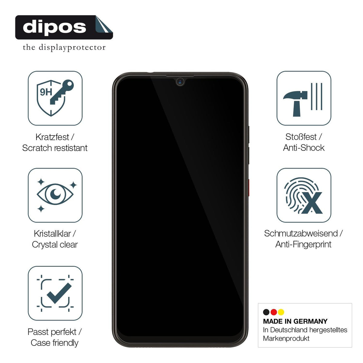 2x Screen Protector for A1 Alpha Flexible Glass 9H dipos