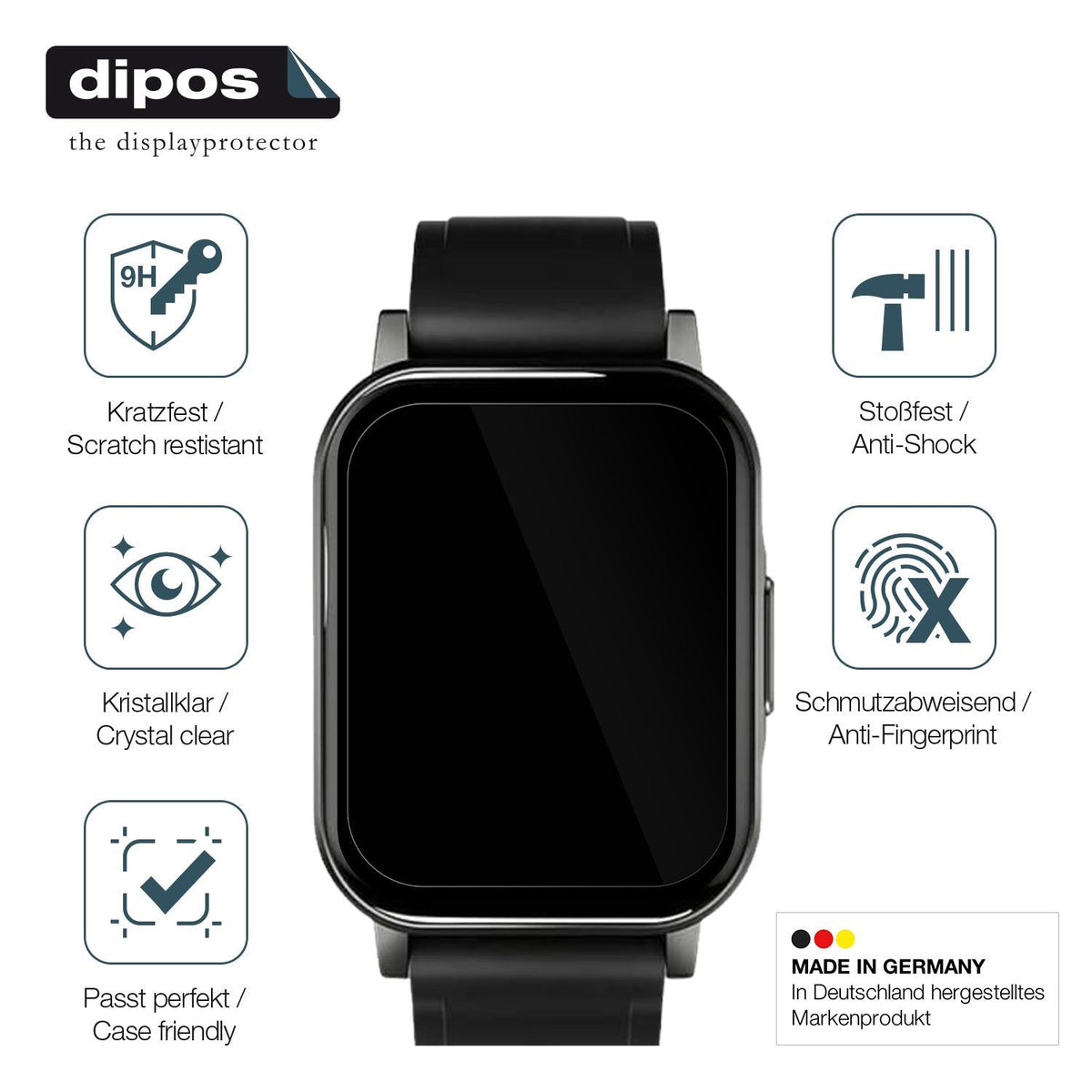 Screen Protector for Haylou LS02 watch Flexible Glass 9H dipos