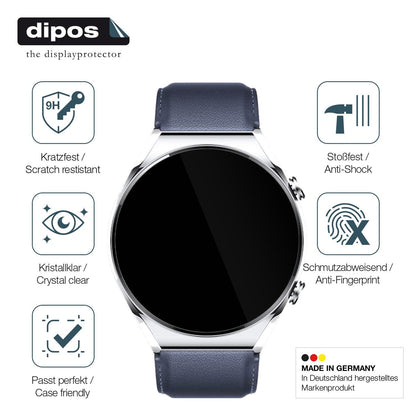 2x Screen Protector for Xiaomi Watch S1 Flexible Glass 9H dipos