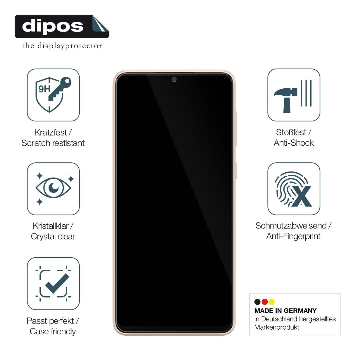 2x Screen Protector for Samsung Galaxy A33 5G Flexible Glass 9H dipos