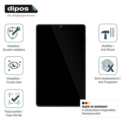 2x Screen Protector for Lenovo Tab M8 (4 Gen) Flexible Glass 9H dipos