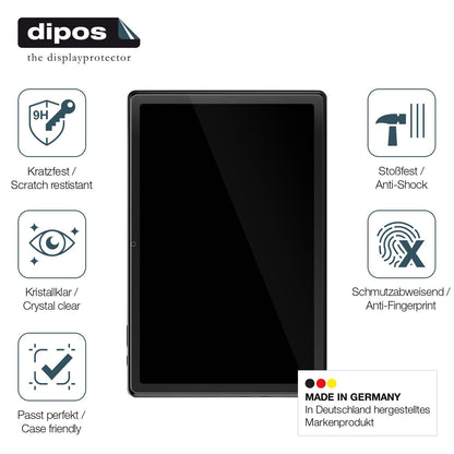 2x Screen Protector for SGIN T10P Tablet Flexible Glass 9H dipos
