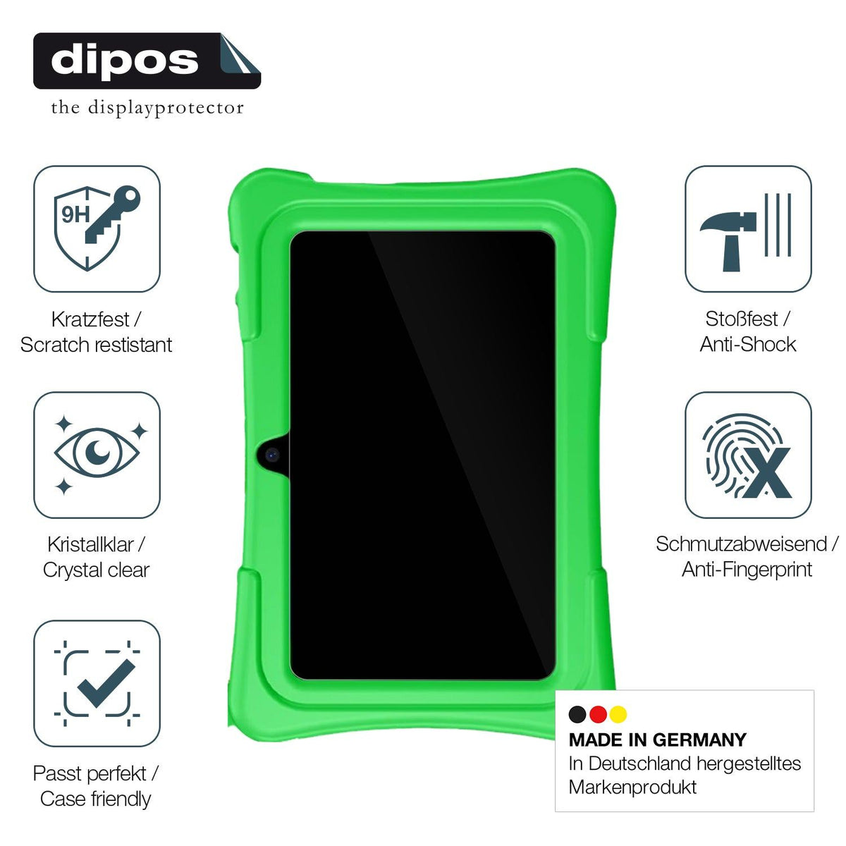 2x Screen Protector for Jikocxn 7 Zoll Tablet Flexible Glass 9H dipos