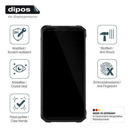 2x Screen Protector for Hotwav T7 Pro Flexible Glass 9H dipos