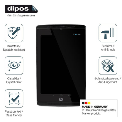 2x Screen Protector for HP Slate 7 Extreme Flexible Glass 9H dipos