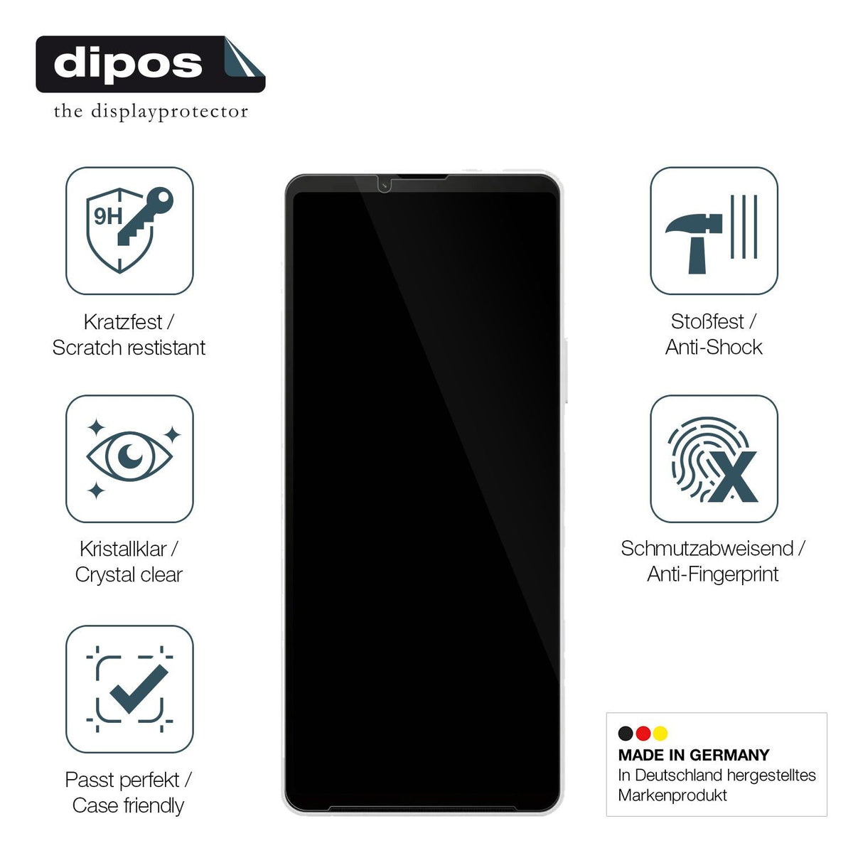 2x Screen Protector for Sony Xperia 10 VI Flexible Glass 9H dipos
