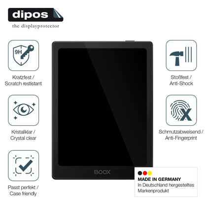2x Screen Protector for Onyx Boox Go 6 Flexible Glass 9H dipos