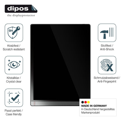 2x Screen Protector for Onyx Boox Tab X Flexible Glass 9H dipos