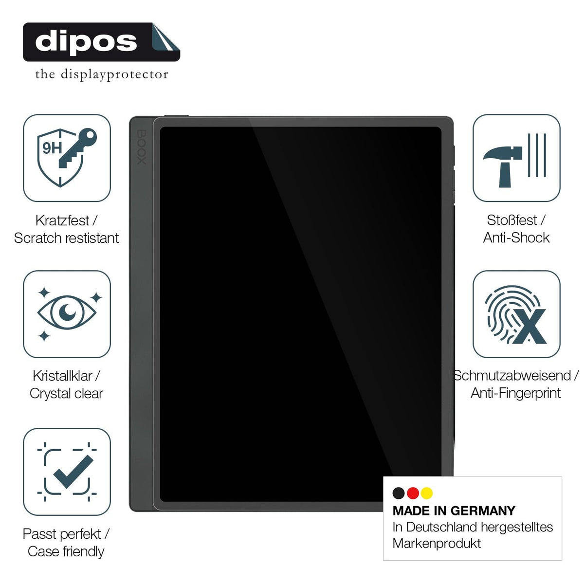 2x Screen Protector for Onyx Boox Tab Ultra C Pro Flexible Glass 9H dipos