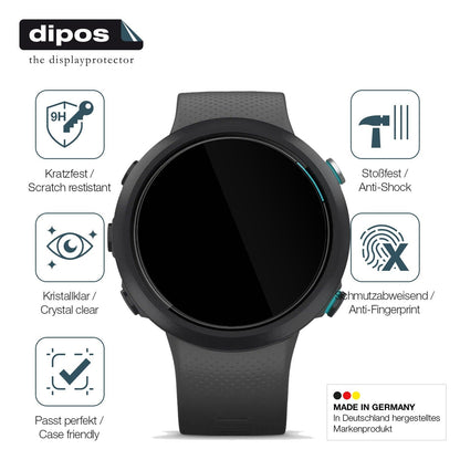 2x Screen Protector for Garmin Swim 2 Flexible Glass 9H dipos