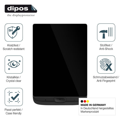 2x Screen Protector for PocketBook Pova 6 Neo 5G Flexible Glass 9H dipos