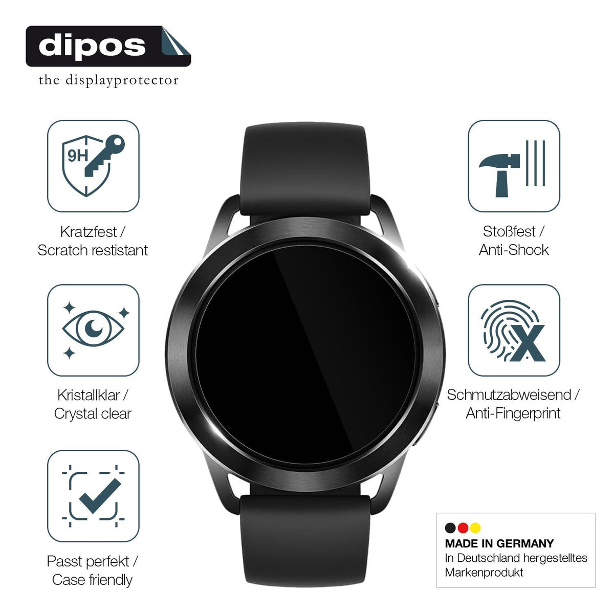 2x Screen Protector for Xiaomi Watch S3 Flexible Glass 9H dipos