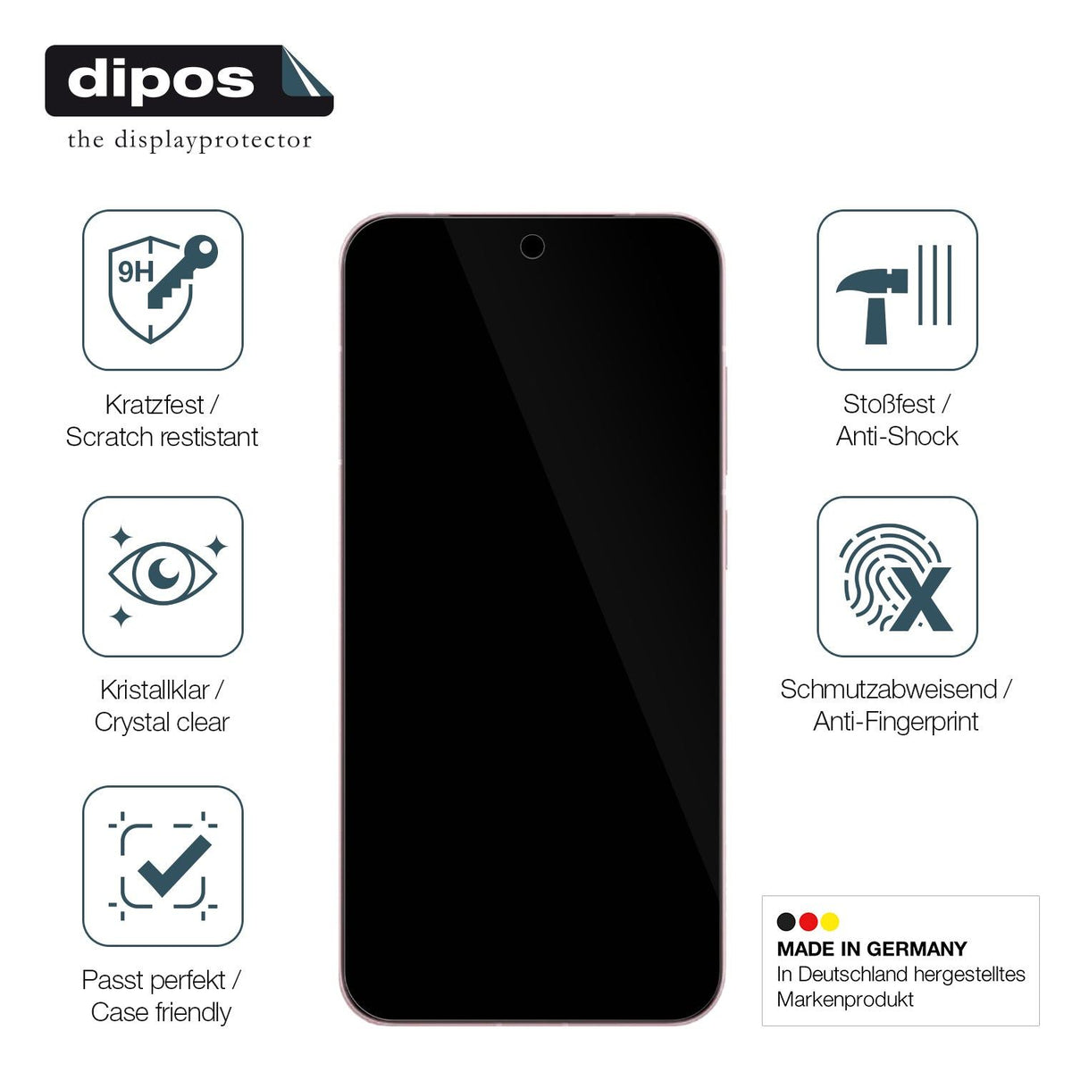 2x Screen Protector for Vivo X200 Flexible Glass 9H dipos