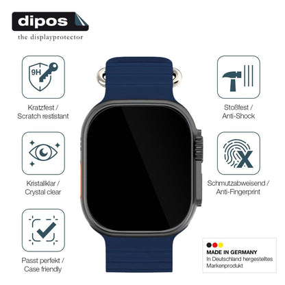 2x Screen Protector for Kiano Watch Solid Flexible Glass 9H dipos