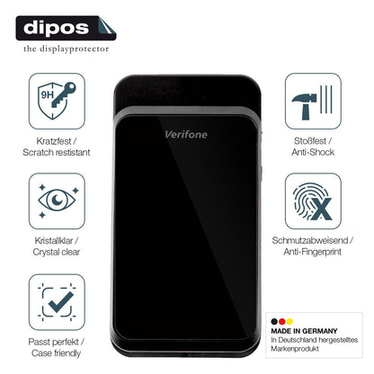 2x Screen Protector for Verifone e280s Flexible Glass 9H dipos
