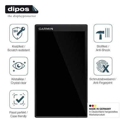 2x Screen Protector for Garmin DriveSmart 66 Flexible Glass 9H dipos