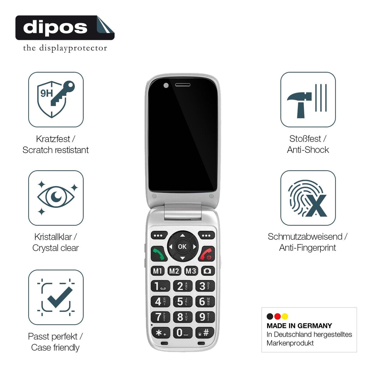 2x Screen Protector for SPC Polaris 4G Flexible Glass 9H dipos