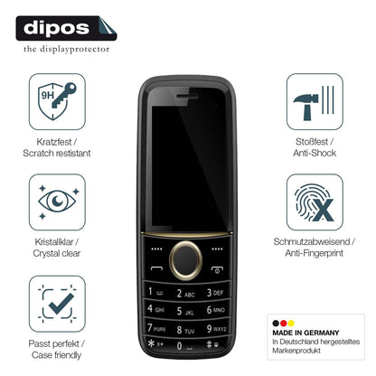 2x Screen Protector for Cellecor A1 Flexible Glass 9H dipos