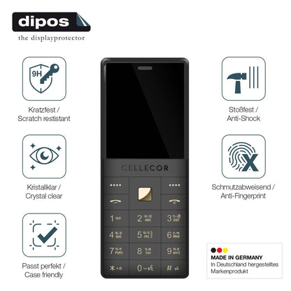 2x Screen Protector for Cellecor C1i Flexible Glass 9H dipos