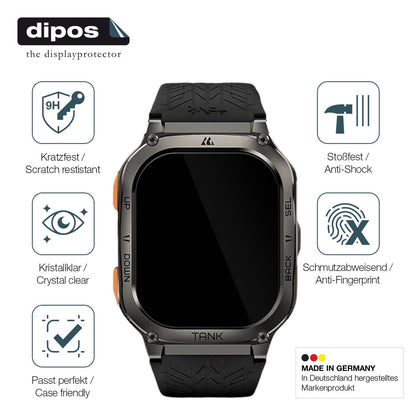 2x Screen Protector for Kospet Tank M3 Flexible Glass 9H dipos