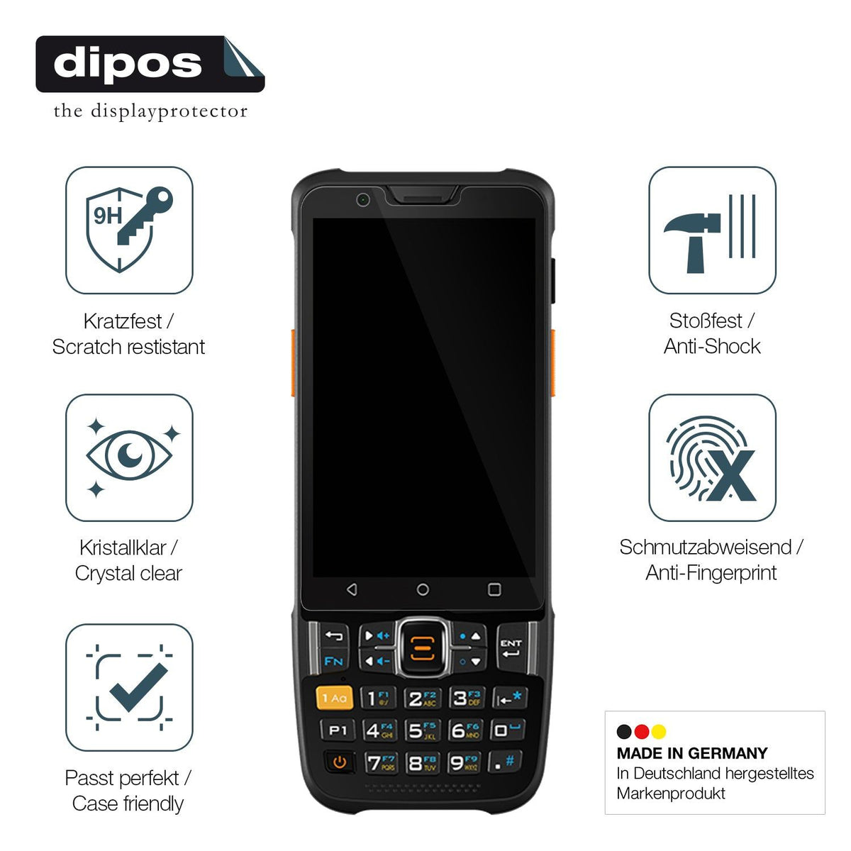 2x Screen Protector for sunmi L2Ks Flexible Glass 9H dipos