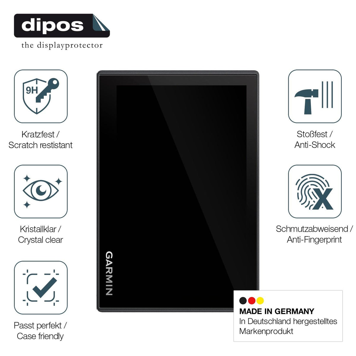 2x Screen Protector for Garmin Drive 53 Flexible Glass 9H dipos